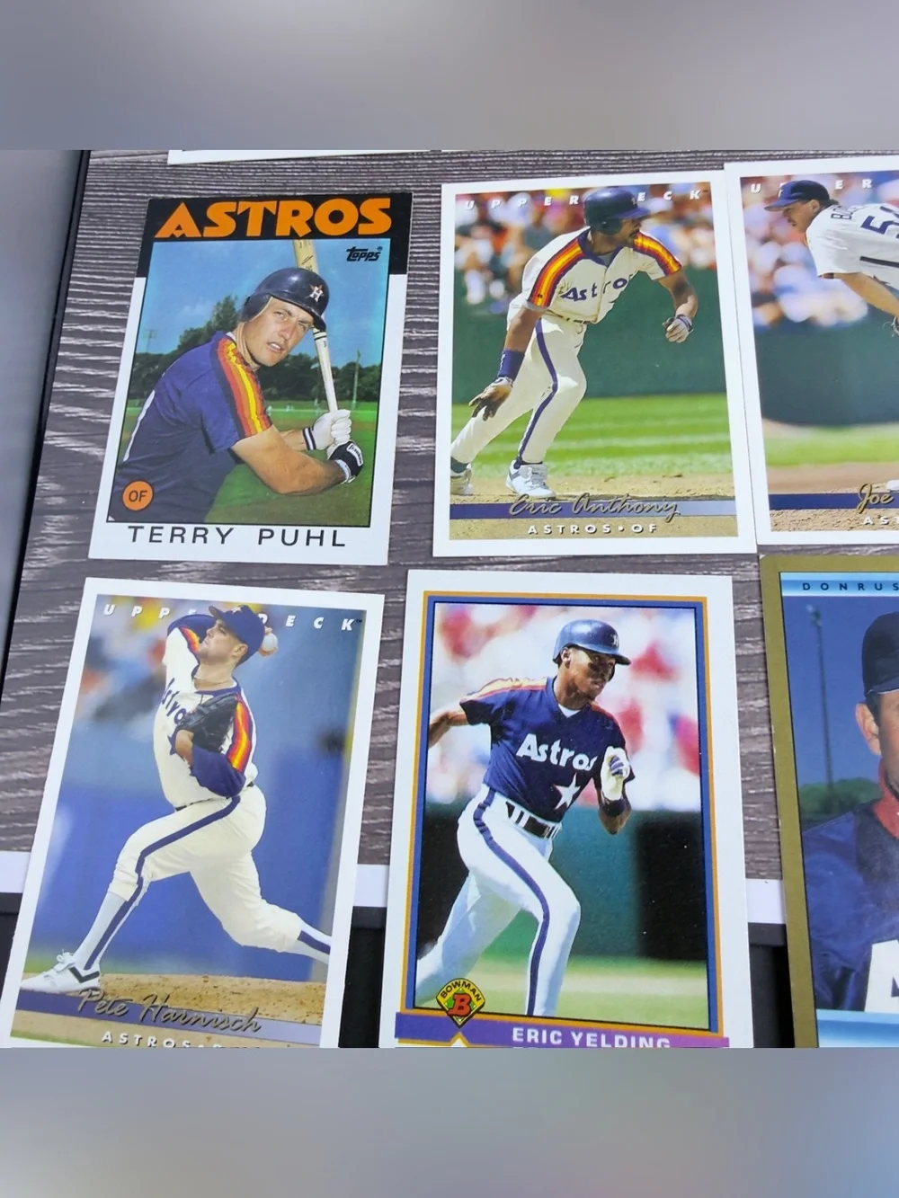 Houston Astros Card Lot of 24 Nolan Ryan Whataburger Hologram +